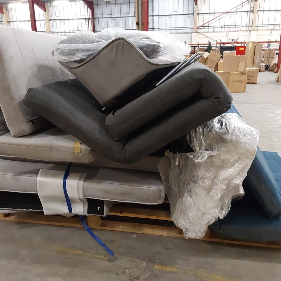 LARGE PALLET OF ASSORTED FURNITURE PARTS 