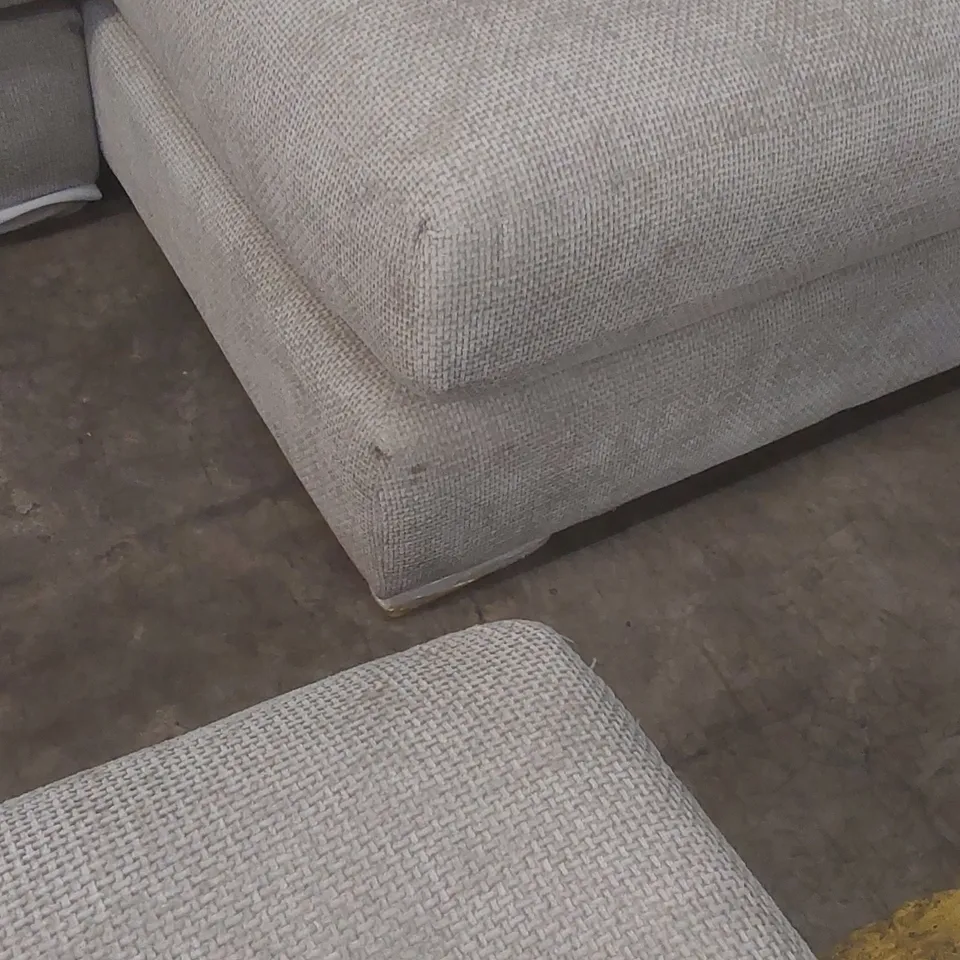 QUALITY DESIGNER BROADGATE LARGE U-SHAPE MODULAR SOFA WITH FOOTSTOOL