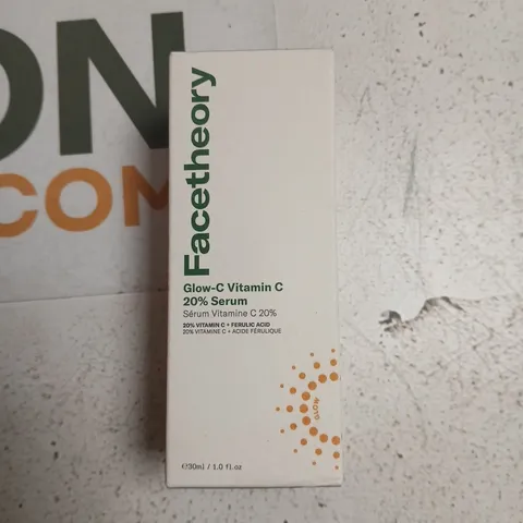 FACETHEORY GLOW-C VITAMIN C 20% SERUM – 30ML BOXED