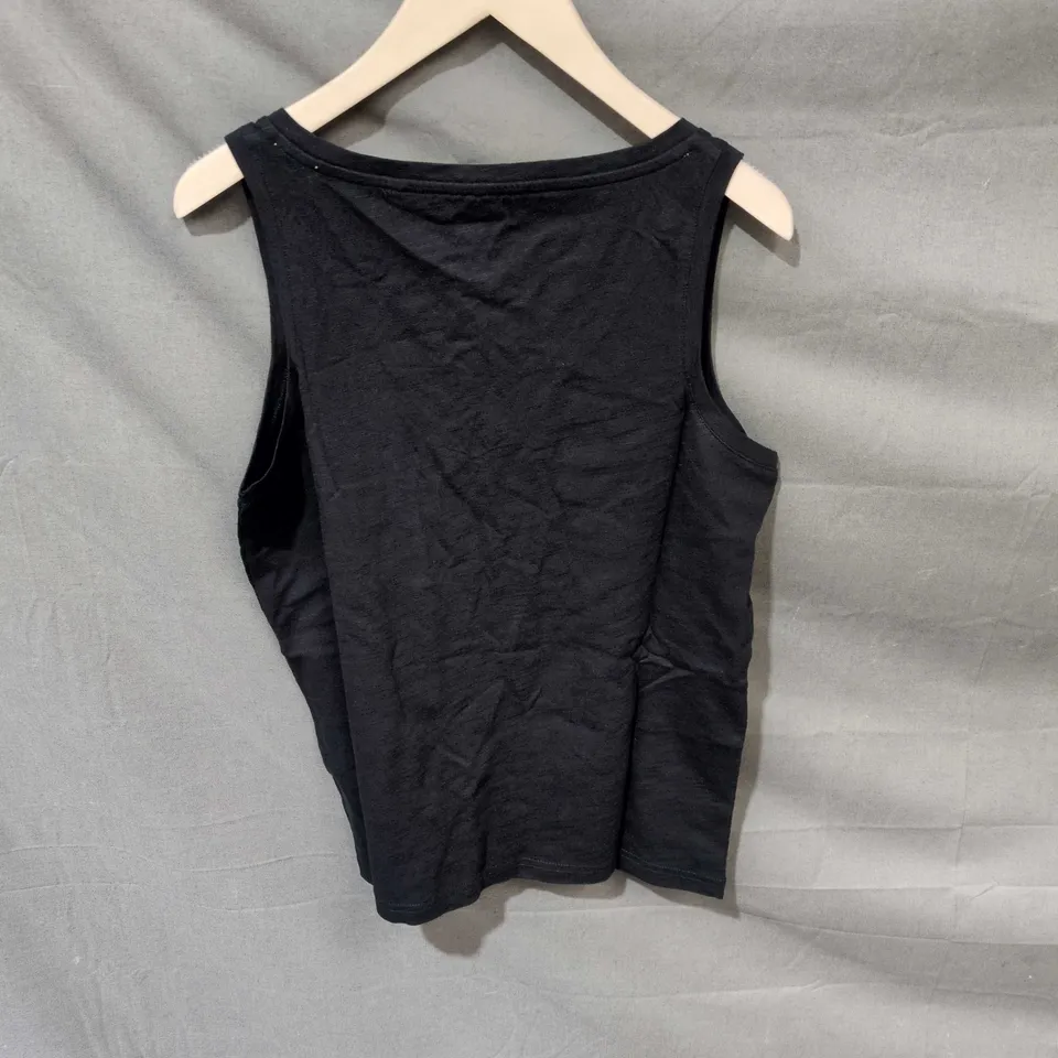 BODEN BLACK SLEEVELESS TANK TOP – SIZE S