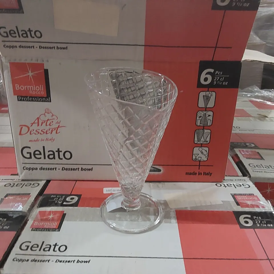 BRAND NEW BOXED BORMIOLI ROCCO PROFESSIONAL 6PCS 270ML DESSERT BOWLS