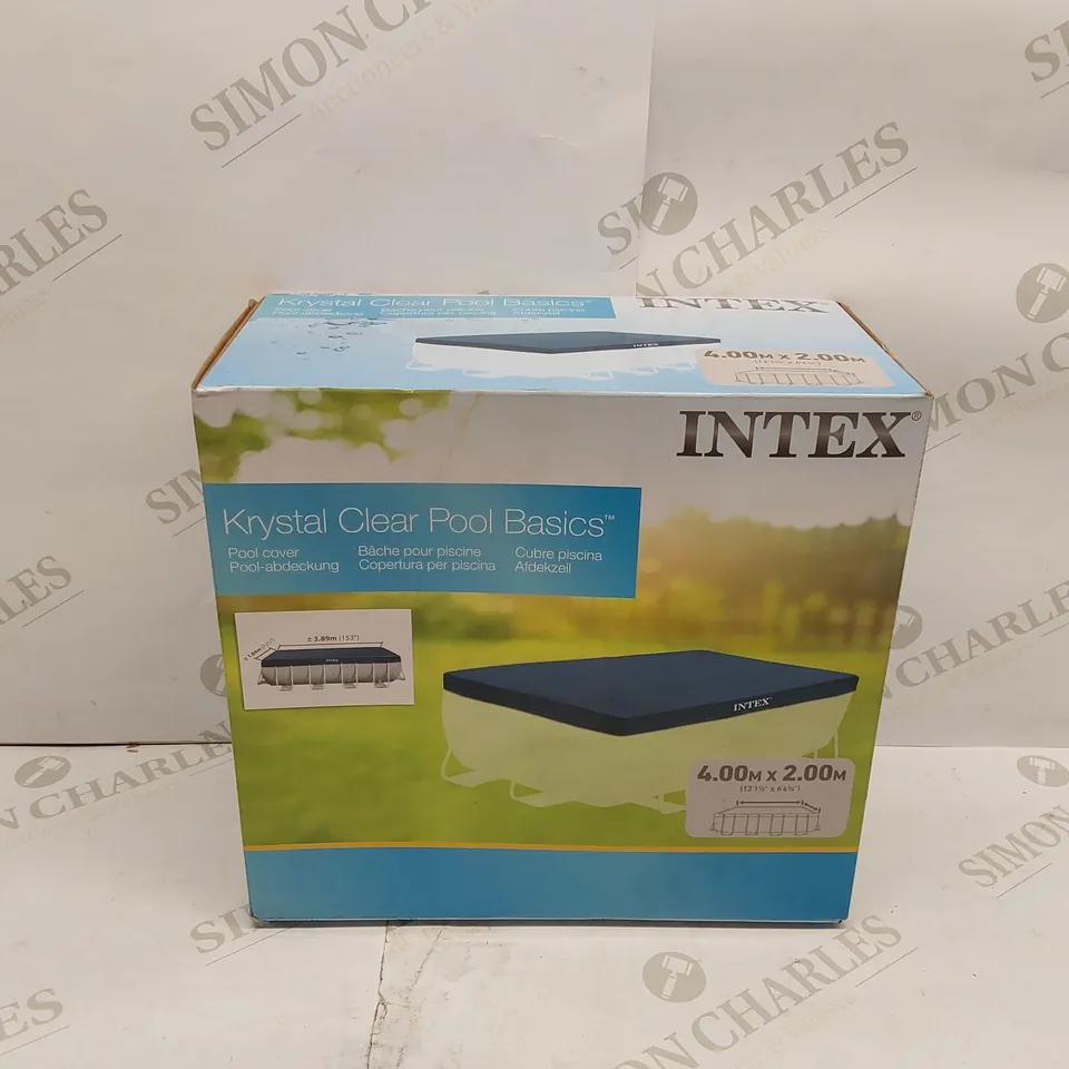 BOXED BRAND NEW KRYSTAL CLEAR POOL 4 X 2M POOL COVER