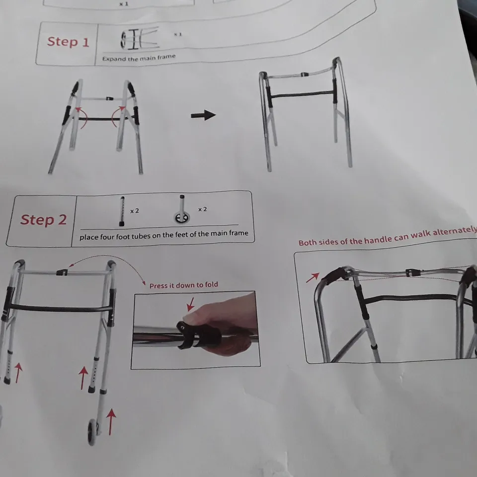 ALUMINIUM MOBILITY WALKER