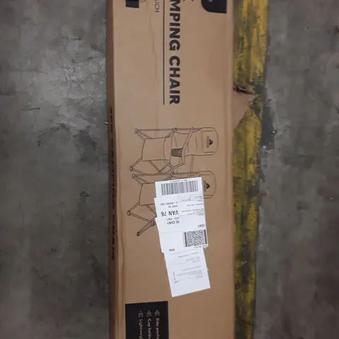 BOXED SET OF 2 CAMPING CHAIRS - BLACK