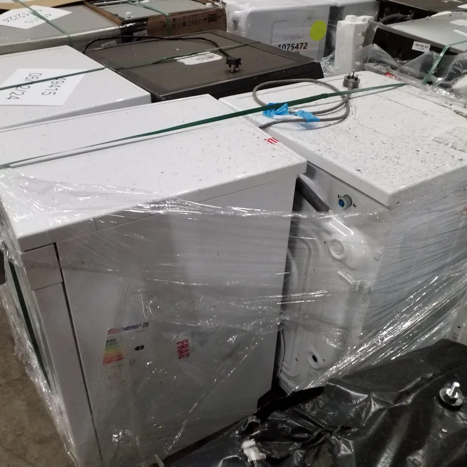 PALLET OF APPROXIMATELY 4 UNPROCESSED RAW RETURN WHITE GOODS TO INCLUDE;