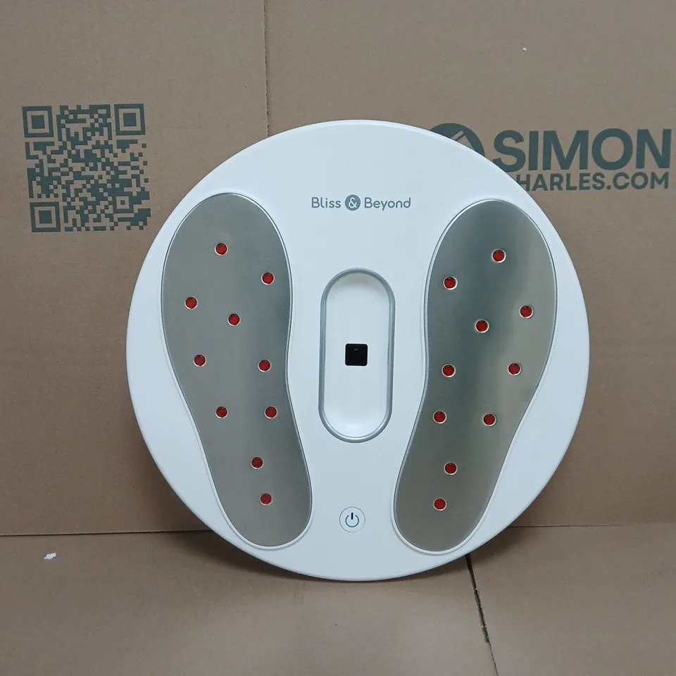 BOXED BLISS & BEYOND ELECTRIC EMS FOOT TENS MASSAGER