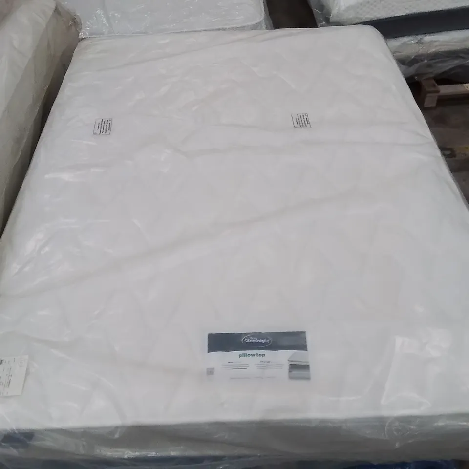 QUALITY BAGGED SILENTNIGHT MIRACOIL PILLOWTOP 5' KINGSIZE MATTRESS  RRP £499