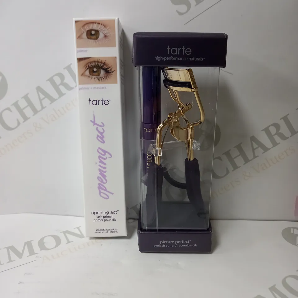 LOT OF 2 ITEMSTART OPENING ACT LASH PRIMER AND TART EYELASH CURLER 