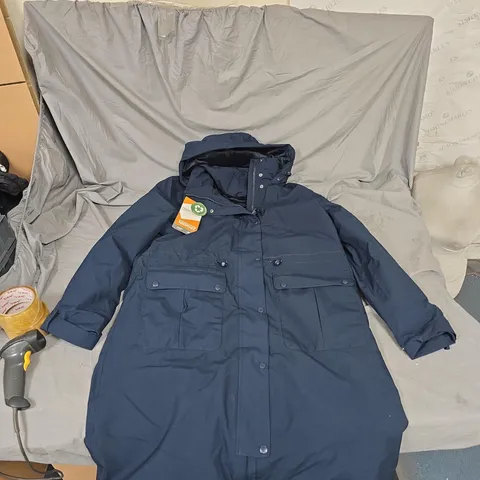 UK 14 REGATTA GREAT OUTDOORS WOMEN'S NAVY PARKA COAT