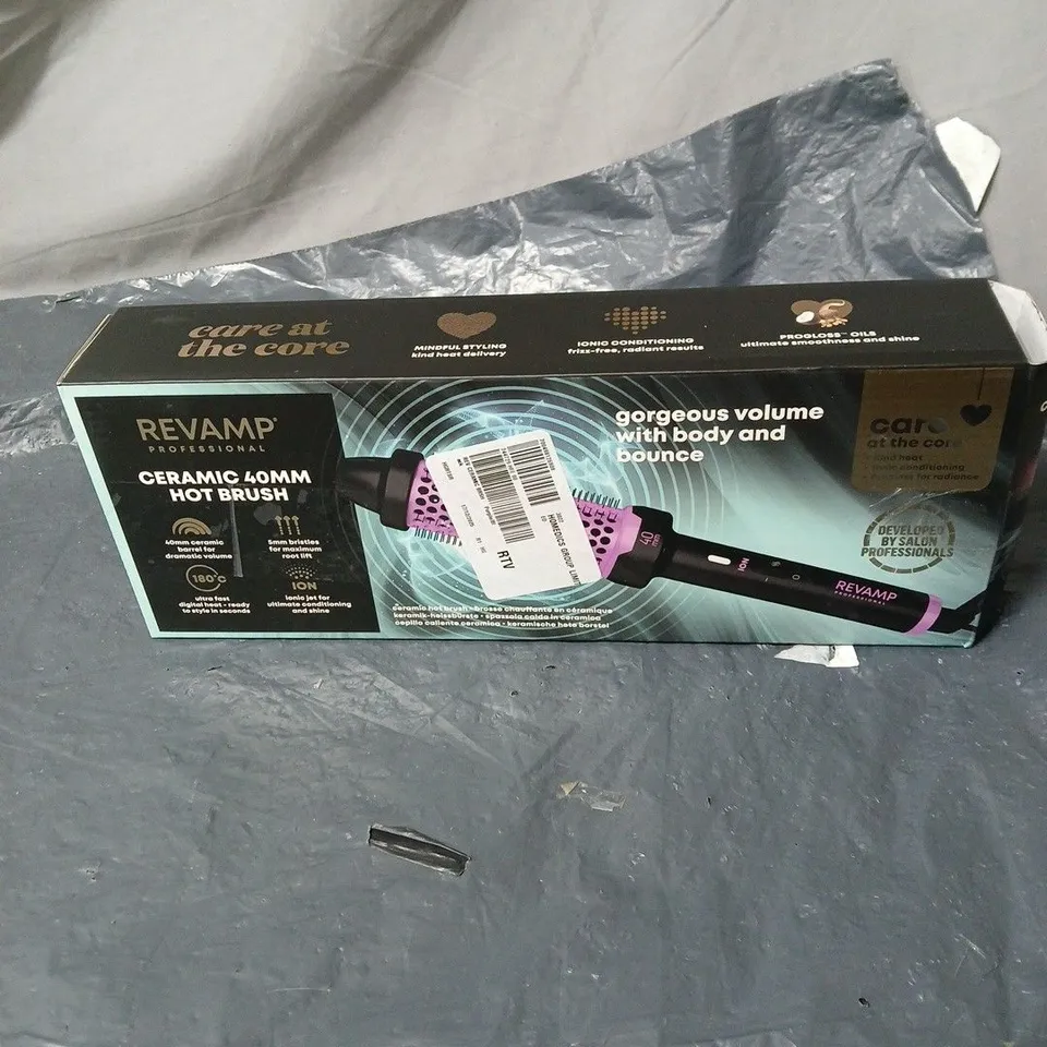 REVAMP CERAMIC 40MM HOT BRUSH BOXED