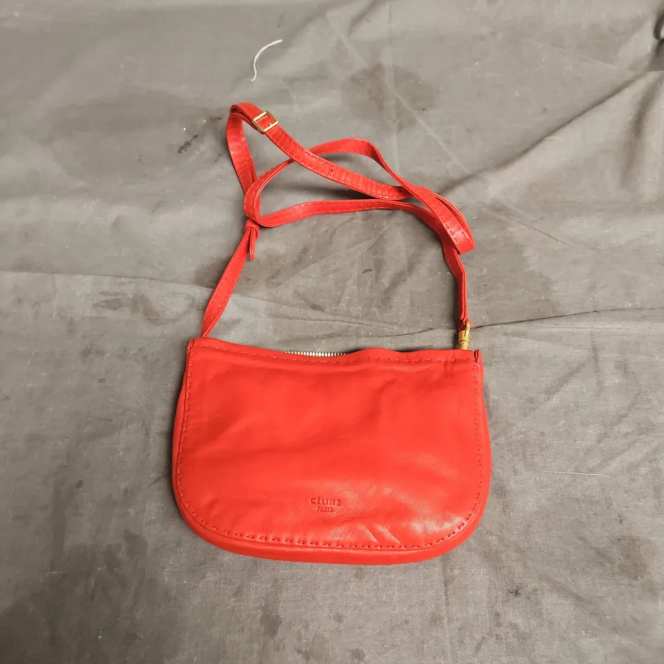 CELINE MINI CROSSBODY BAG IN RED
