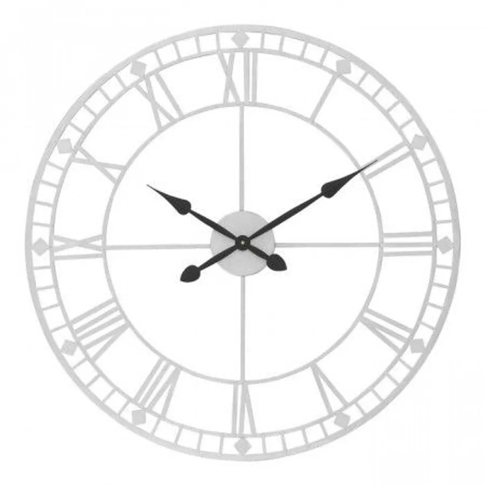 BOXED FAREHAM METAL WALL CLOCK