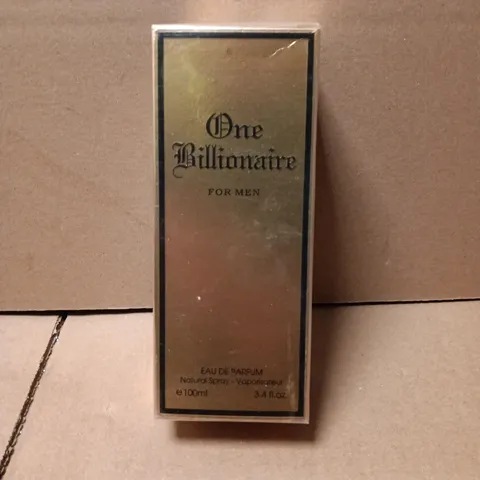 BOXED AND SEALED FRAGRANCE COUTURE ONE BILLIONAIRE FOR MEN EAU DE PARFUM 100ML