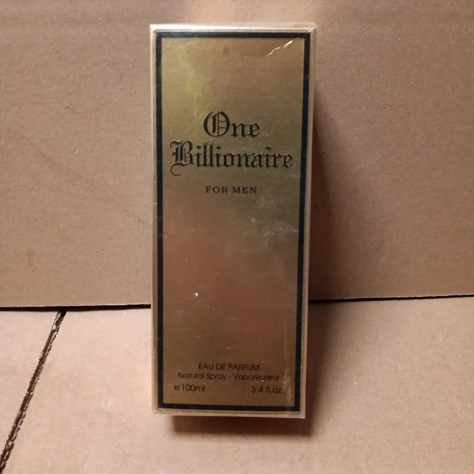 BOXED AND SEALED FRAGRANCE COUTURE ONE BILLIONAIRE FOR MEN EAU DE PARFUM 100ML