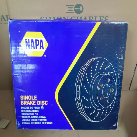 NAPA SINGLE BRAKE DISC NBD5667 / COLLECTION ONLY