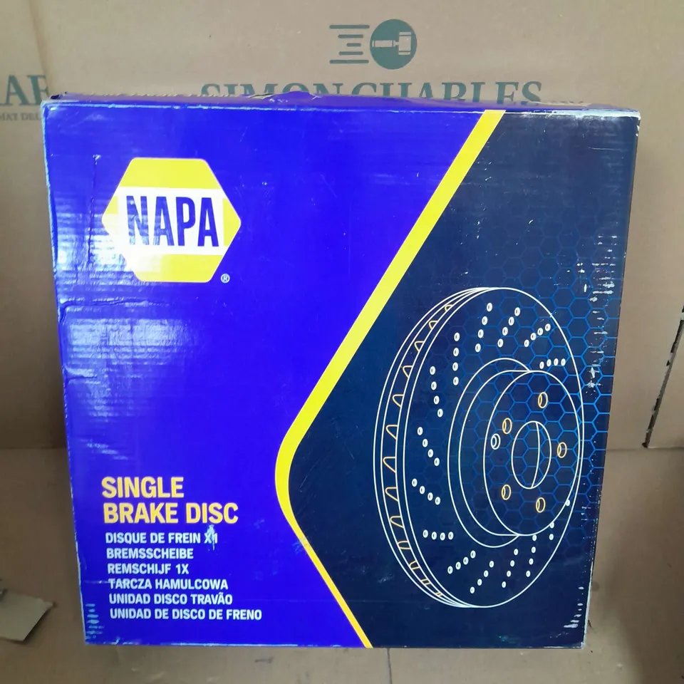 NAPA SINGLE BRAKE DISC NBD5667 /  COLLECTION ONLY 