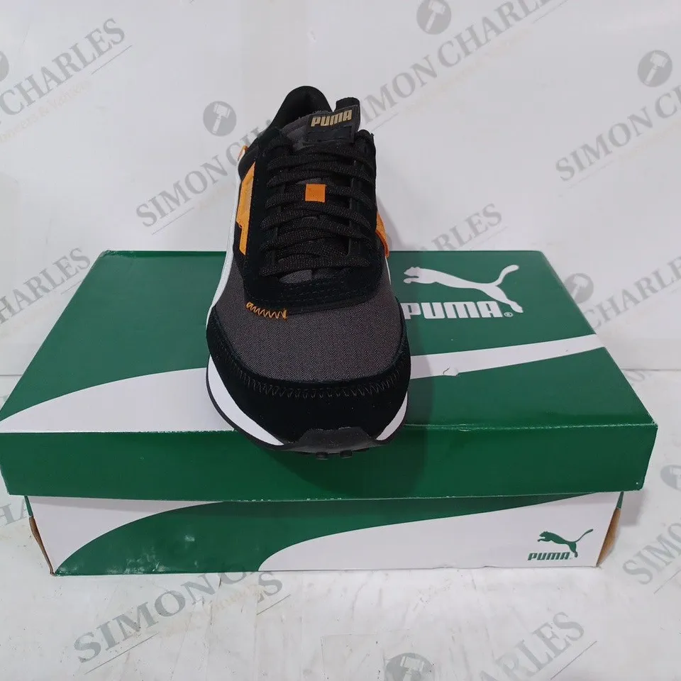 BOXED PUMA RIDER DISPLACED TRAINERS IN ASPHALT UK SIZE 8