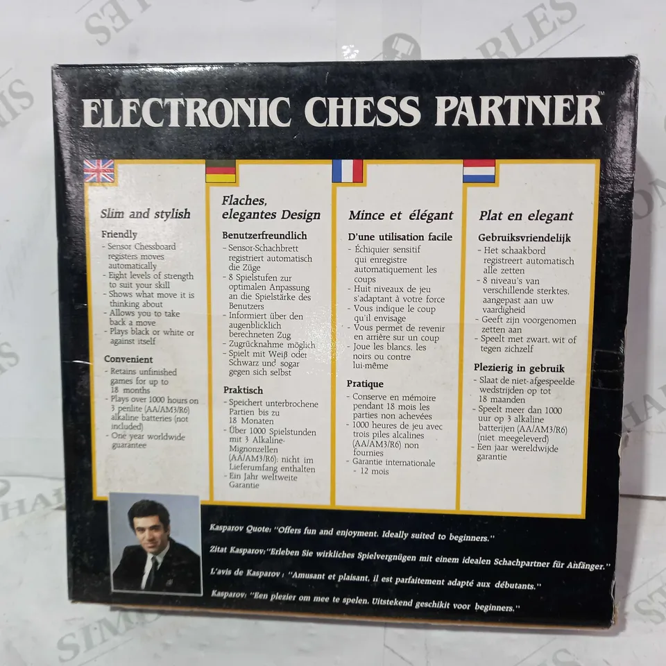SAITEK KASPAROV ELECTRONIC CHESS PARTNER
