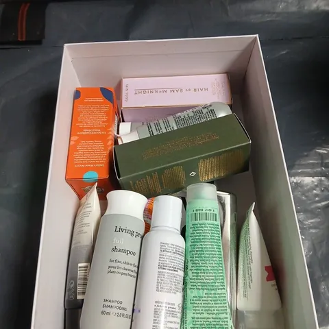 Cult Beauty box: Living Proof Full Shampoo and assorted haircare samples
