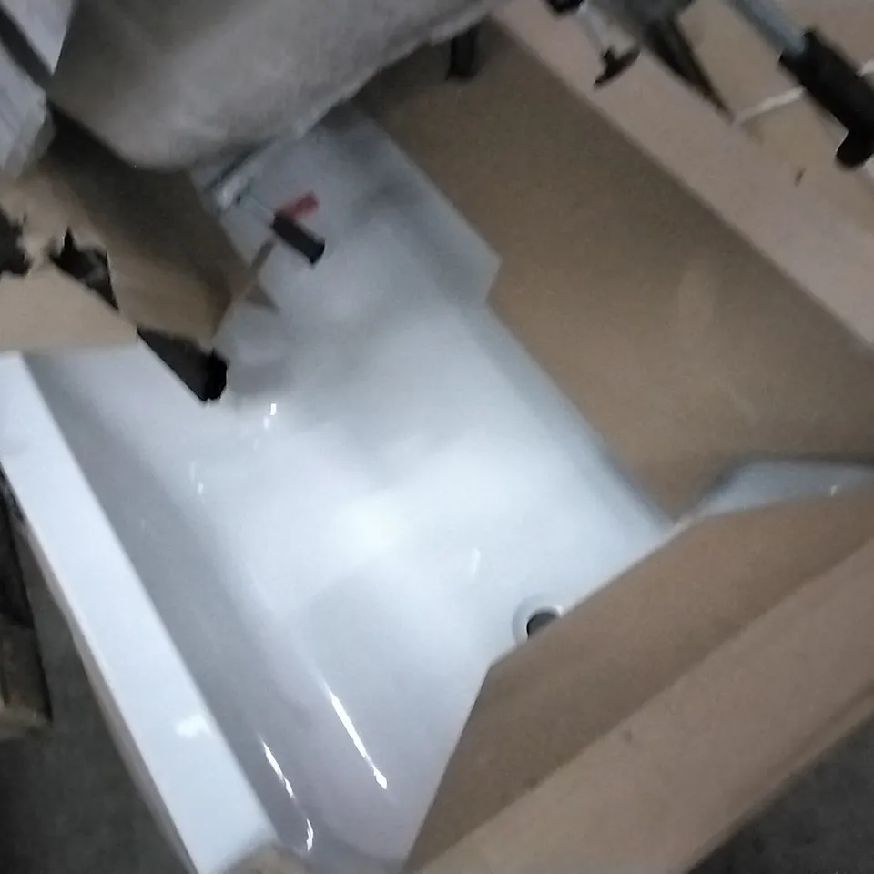 P SHAPED SHOWER BATH