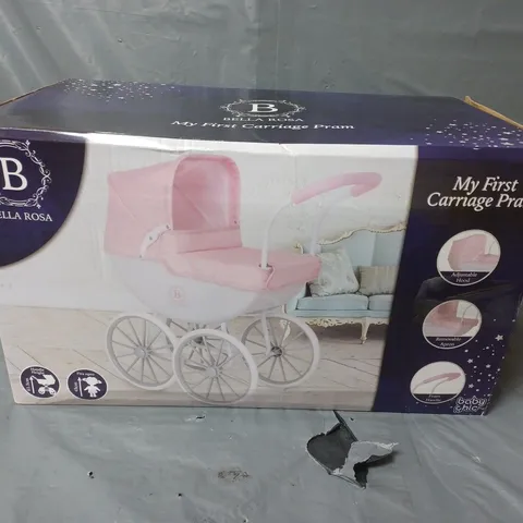 BELLA ROSA MY FIRST CARRIAGE PRAM