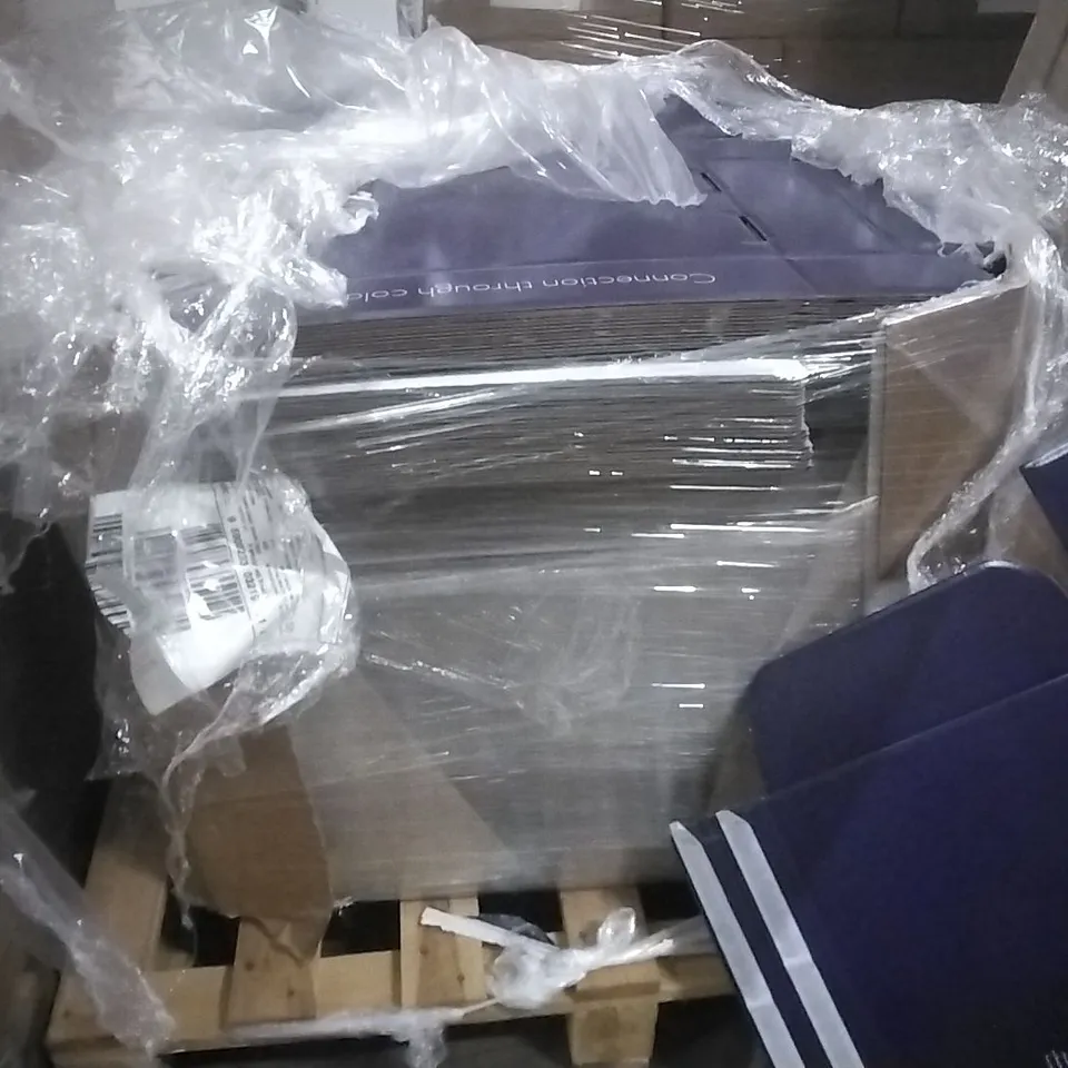 PALLET CONTAINING CARDBOARD BOXES