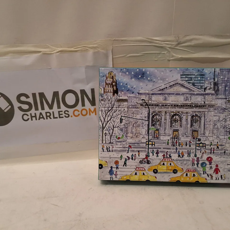 THE NEW YORK PUBLIC LIBRARY 1000 PIECE PUZZLE BY MICHAEL STORRINGS