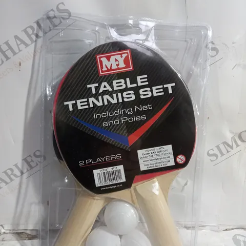 MY TABLE TENNIS SET