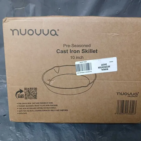 BOXED NUOVVA CAST IRON SKILLET (10 inch)