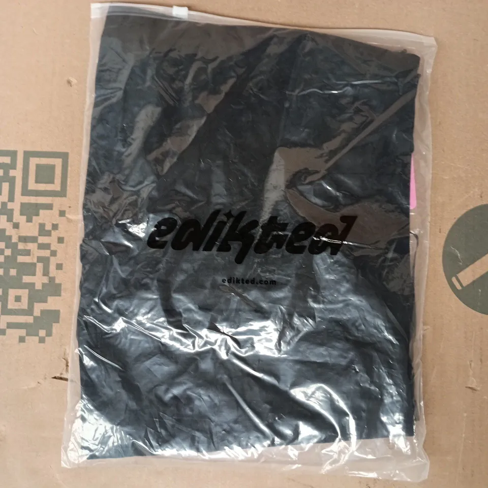 BAGGED EDIKTED SKIRT IN BLACK SIZE SMALL