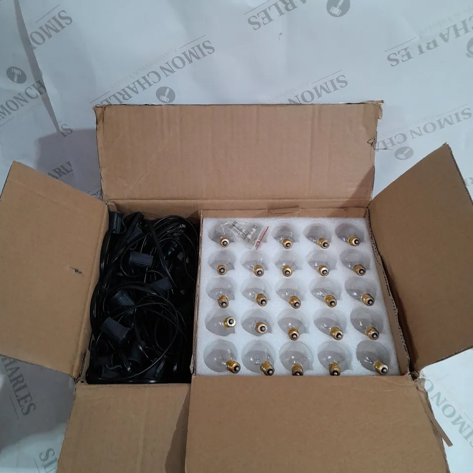 BOXED GLOBE STRING LIGHT SET 