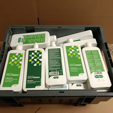 APPROX 10 ASSORTED BOTTLES OF CONTACT LENS SOLUTION