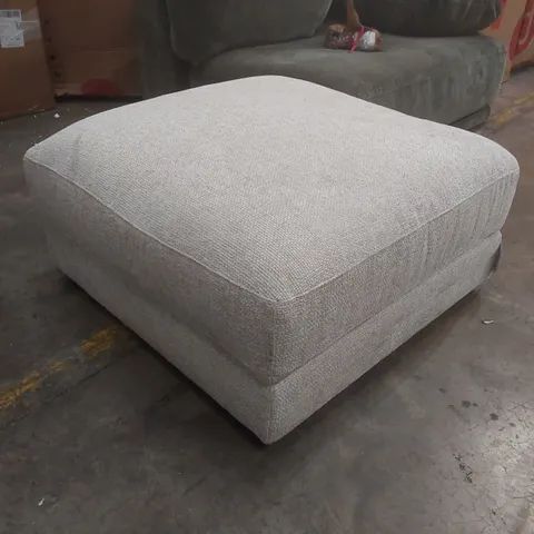 DANETTI UPHOLSTERED FOOTSTOOL WITH WHEELS 