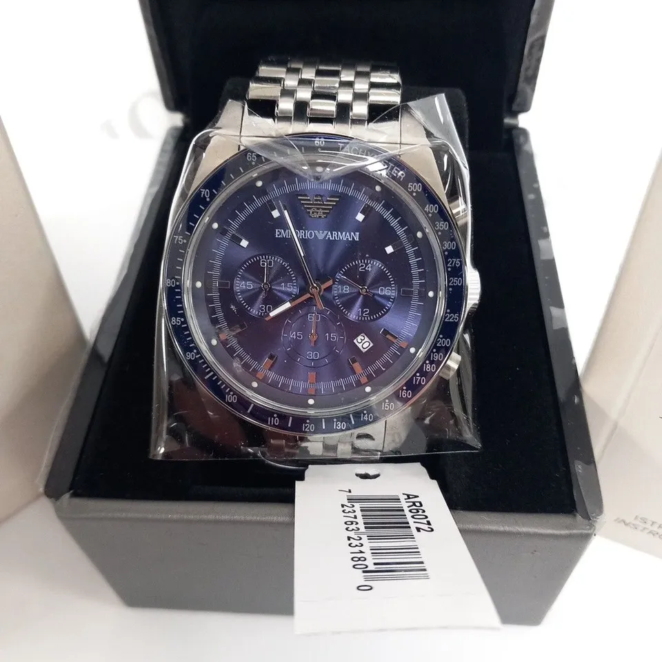 BOXED EMPORIO ARMANI AR6072 WRIST WATCH