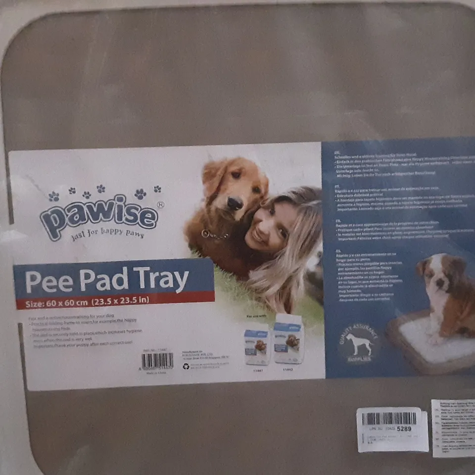 PAWISE PEE PAD TRAY 60X60 CM 