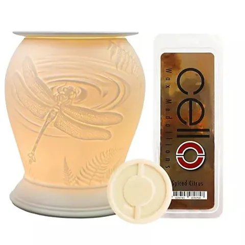 CELLO ELECTRIC PORCELAIN MELT BURNER WITH MEDALLIONS