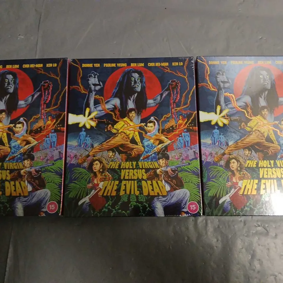 LOT OF 3 SEALED THE HOLY VIRGIN VERSUS THE EVIL DEAD