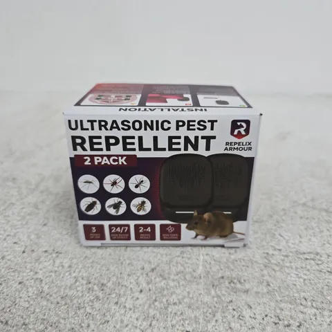 REPELIX ARMOUR ULTRASONIC PEST REPELLENT – 2 PACK