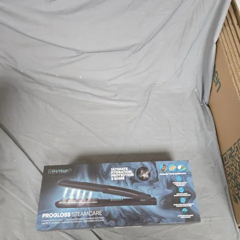 PROGLOSS STEAMCARE CERAMIC HAIR STRAIGHTENER – BOXED
