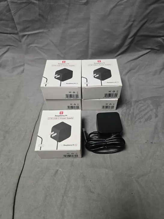 Lot 2059: RASPBERRY PI US PLUG 27W USB-C POWER SUPPLY – FOR RASPBERRY ...
