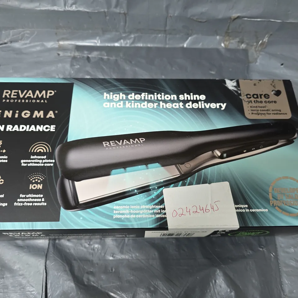 REVAMP PROFESSIONAL ENIGMA ION RADIANCE CERAMIC STRAIGHTENER