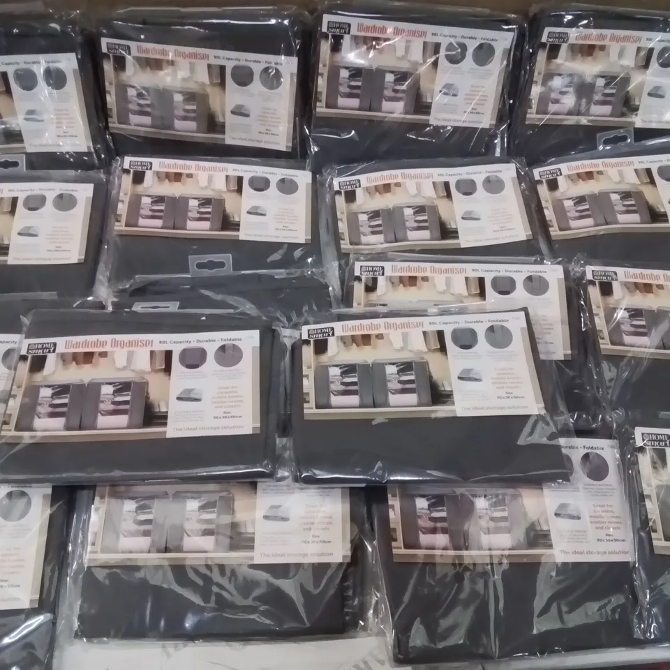 BOX CONTAINING APPROXIMATELY 16 WARDROBE ORGANISER CUBES