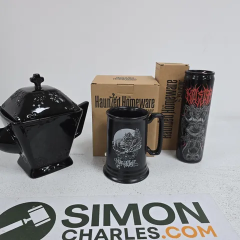 LOT OF 21 BRAND NEW KILLSTAR HOUSEHOLD ITEMS TO INCLUDE KITSU TEAPOT AND DIABLO CANDLES