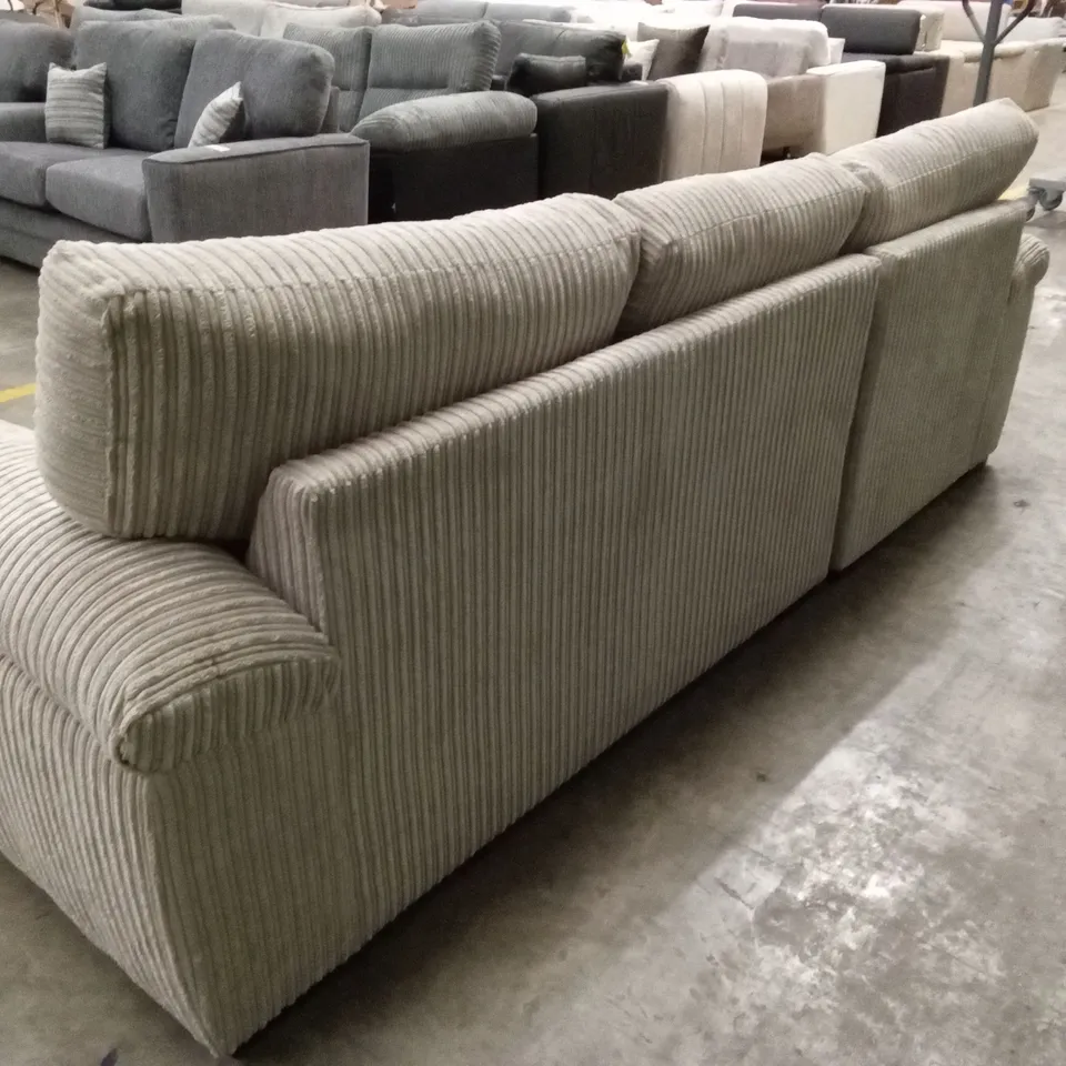 AMALFI 3 SEATER STANDARD BACK LEFT HAND FABRIC CORNER CHAISE SOFA RRP £899