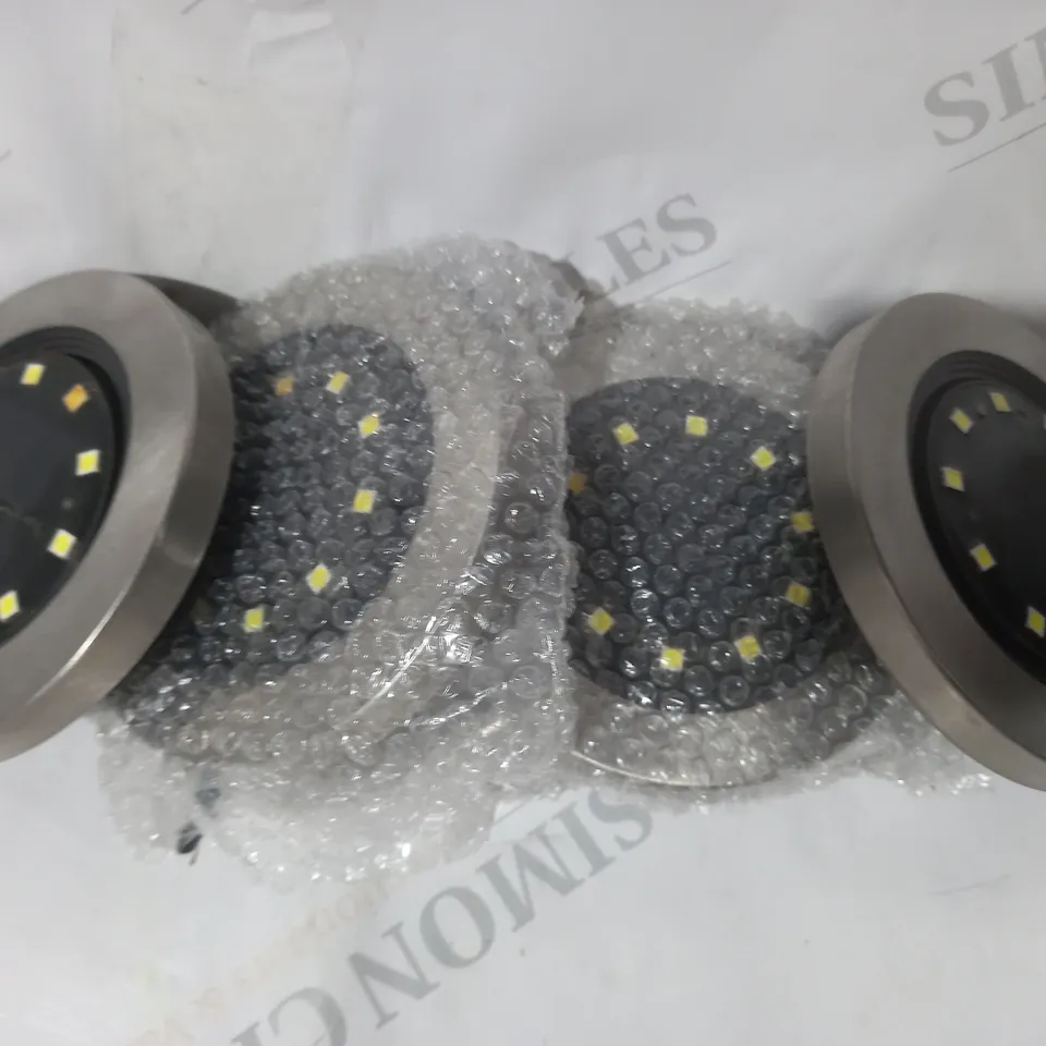 BOXED UNBRANDED 4 LED DISK NULL LIGHTS
