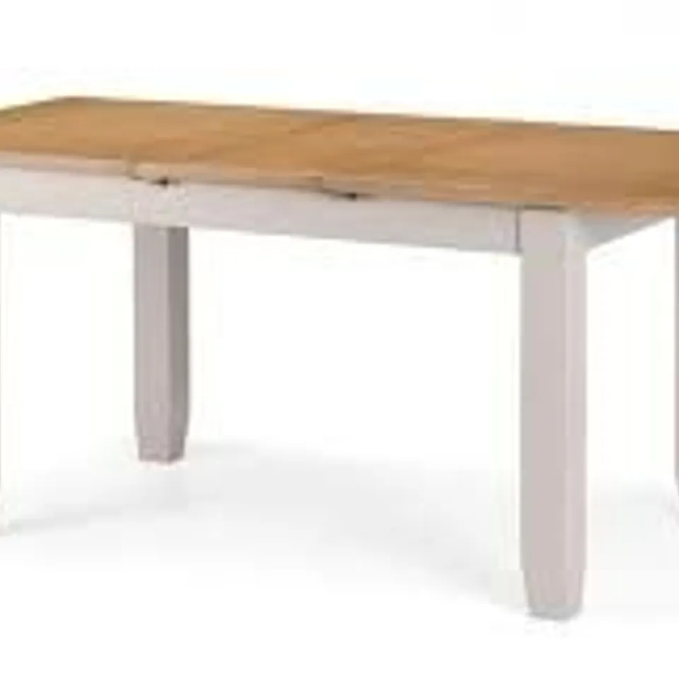 BOXED RICHMOND EXTENDABLE DINING TABLE ELEPHANT GREY/PALE OAK (2 BOXES)