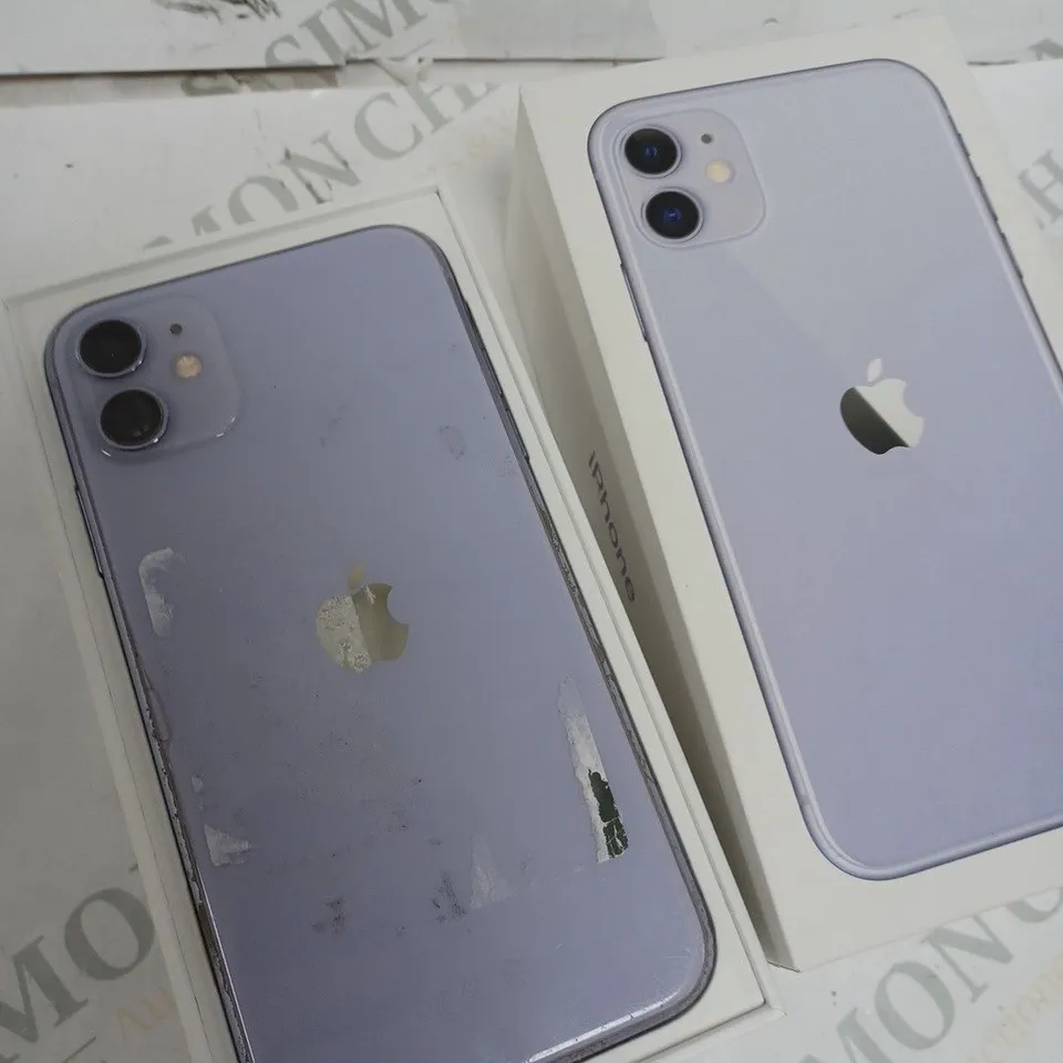 BOXED APPLE IPHONE 11 IN PURPLE 