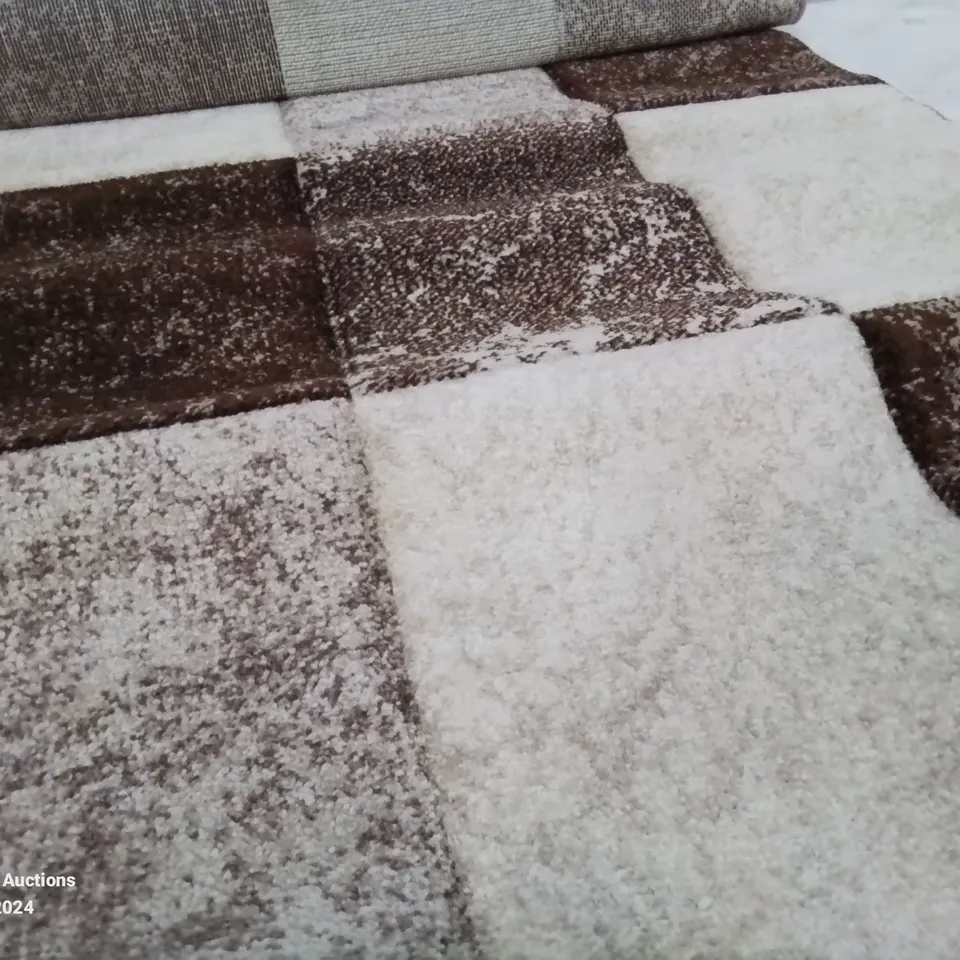 BRAND NEW PACO HOME 7757 INFERNO 80X150CM BROWN RUG