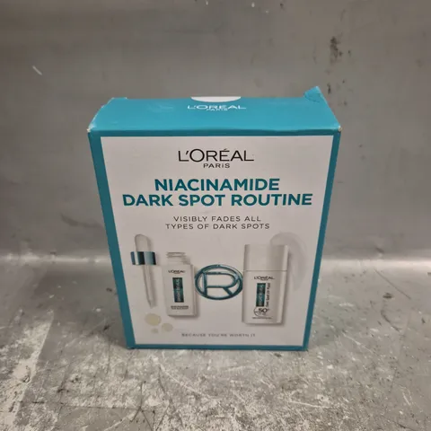 BOXED L'OREAL NIACINAMIDE DARK SPOT ROUTINE KIT