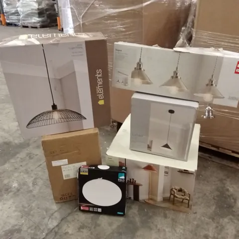 PALLET TO CONTAIN APPROXIMATELY 23 ASSORTED DESIGNER LIGHTING PRODUCTS